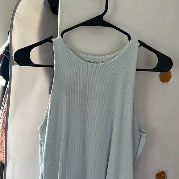 Abercrombie ribbed light blue bodysuit - Picture 3 of 5